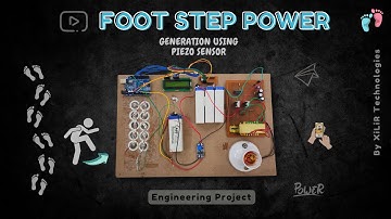 👣 Foot Step Power Generation with Steps🚶‍♂️counting using Arduino | Inspire Project