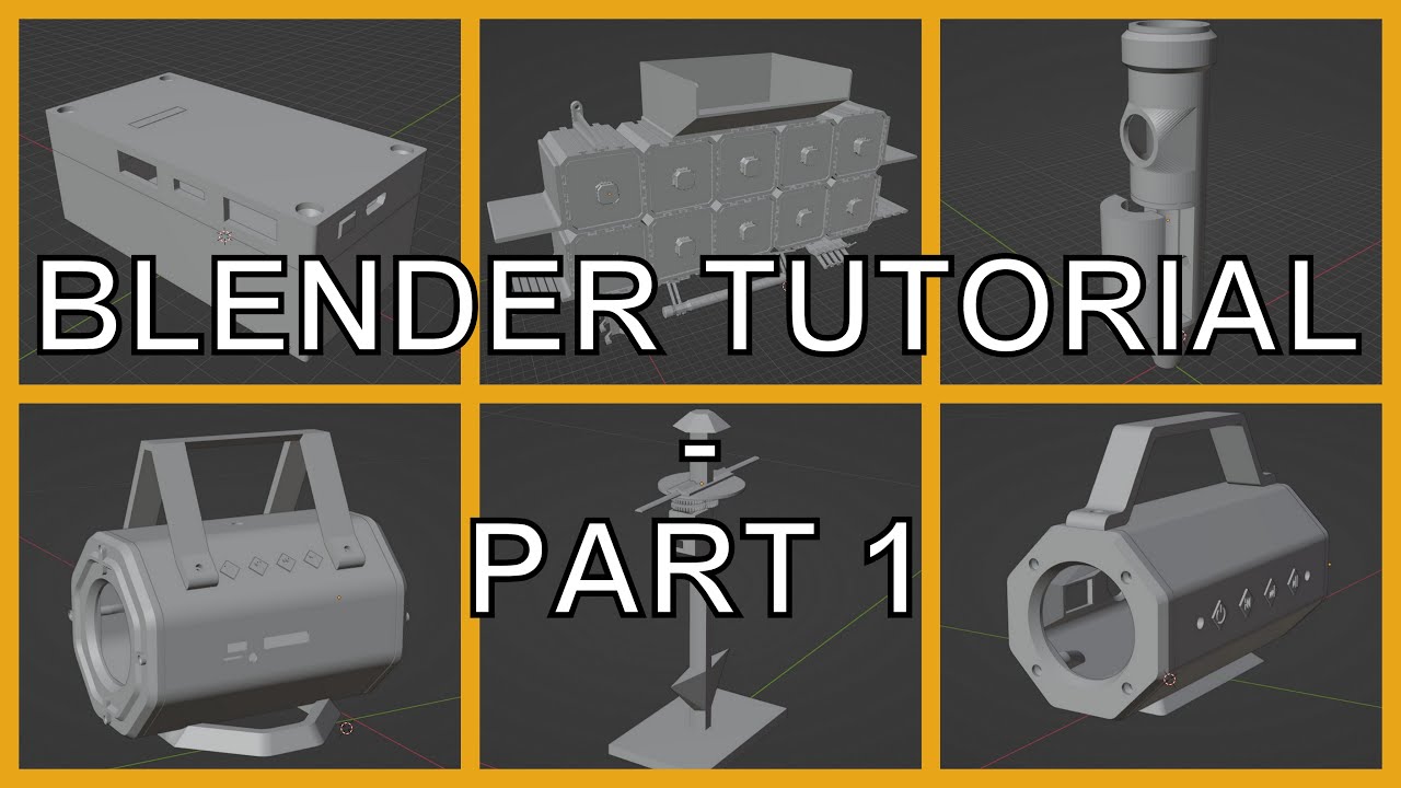 Blender tutorial Part 1 YouTube