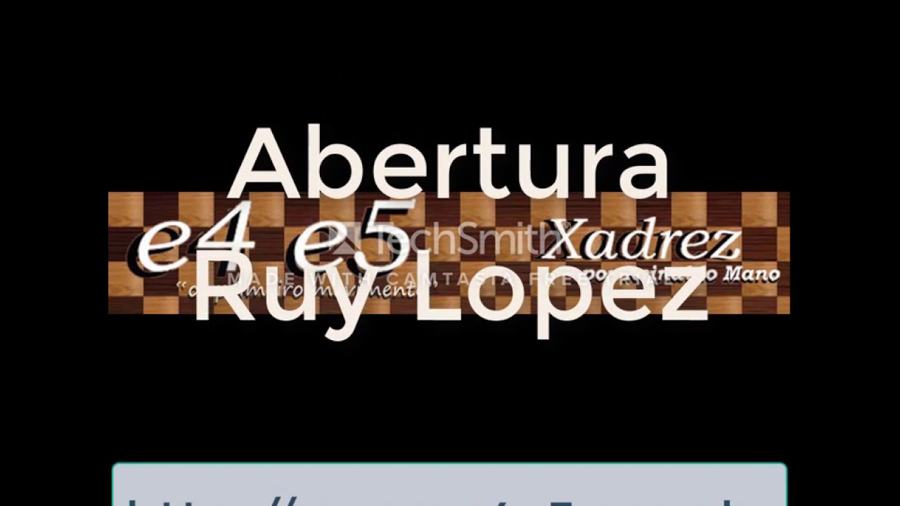 Aprenda aberturas de Xadrez - Ruy Lopez Variante das trocas 