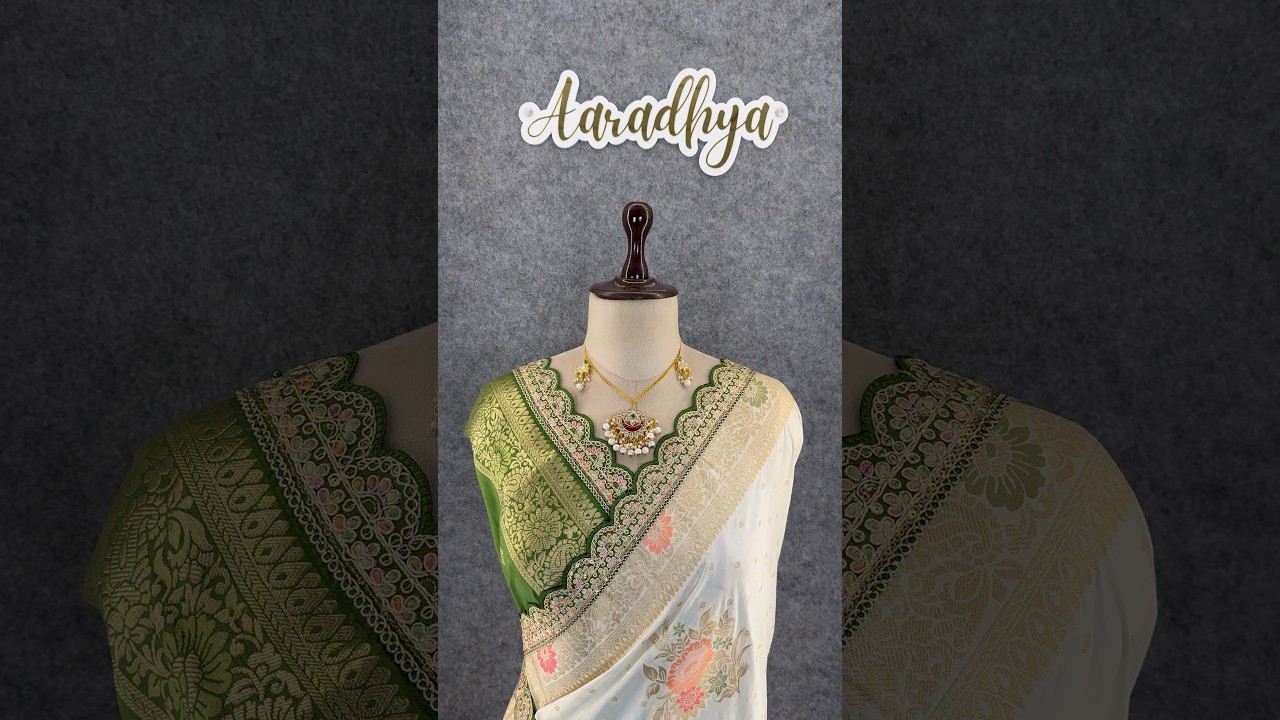 Dolla Silk Embroidery Work Lace Banarasi Saree