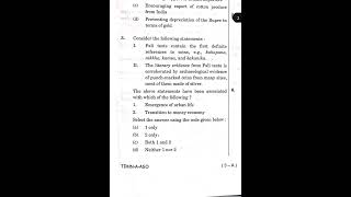 Upsc prelims 2026 answer key - Pali texts coins kahapana, nikkha, kamsa, kakanika
