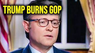 Republican House Speaker SCRAMBLING As Trump Burns His Own Party With Brutal Denial