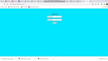 Tutorial membuat form login menggunakan html dan css dengan simpel.