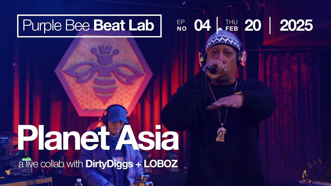 Planet Asia with DirtyDiggs + LOBOZ • Live at Purple Bee • Beat