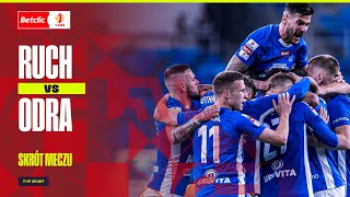 SUMMARY: RUCH CHORZÓW-ODRA OPOLE, DEMOLITION IN CHORZÓW. DOUBLE FOR 18-YEAR-OLD | BETCLIC 1. LIGA