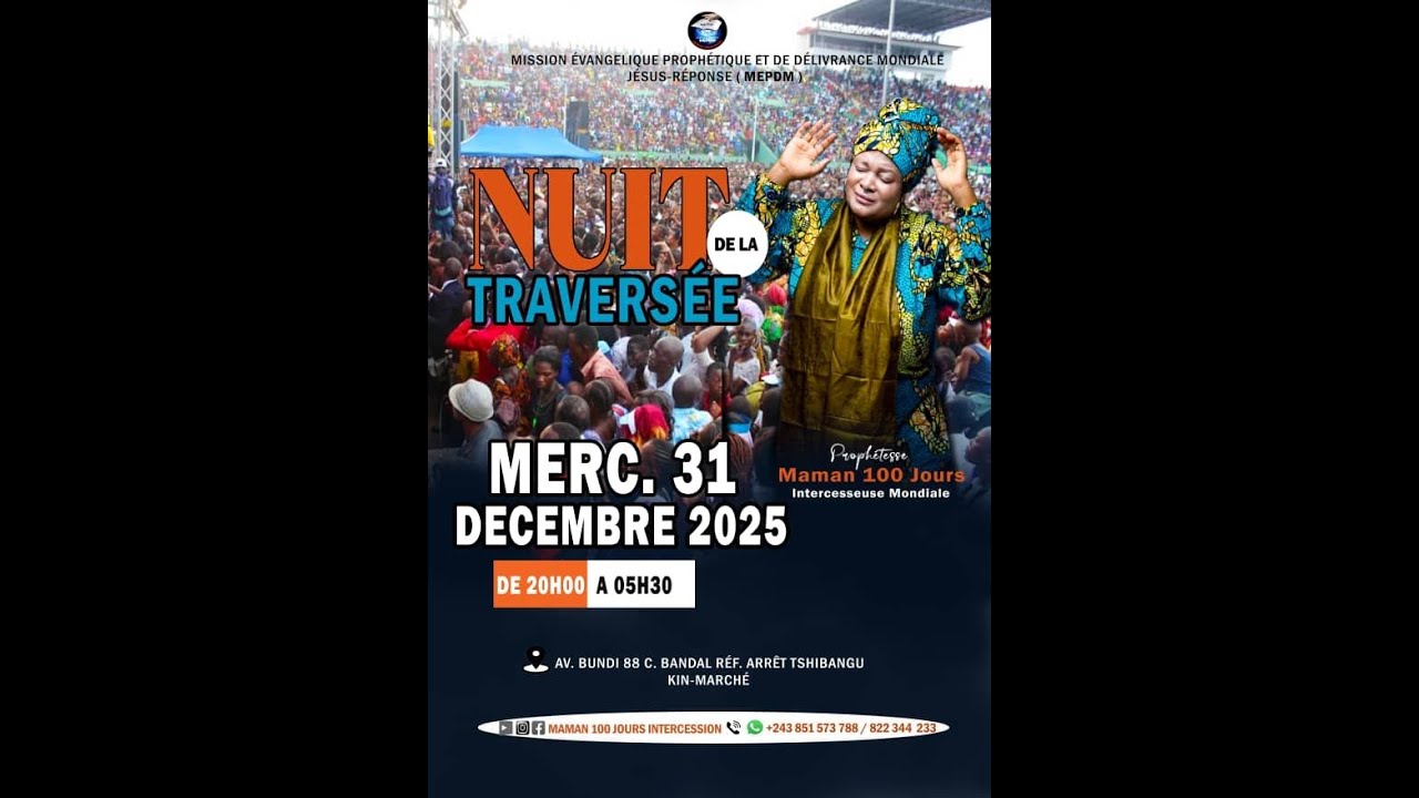 VEILLEE DE LA TRAVERSEE AVEC MAMAN 100JOURS 31 décembre 2025 - YouTube