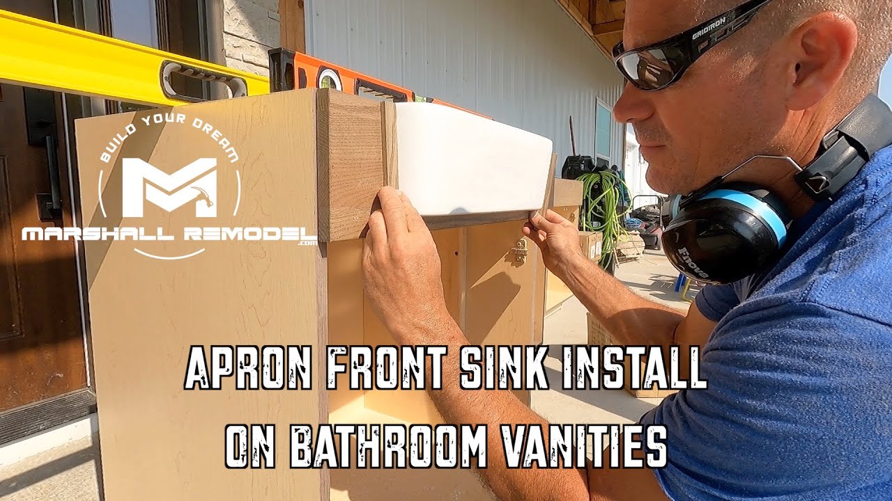 easiest bathroom sink to install