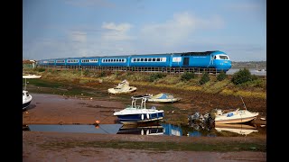 Midland Pullman Passing Cockwood Harbour, Devon - 27Th October 2023