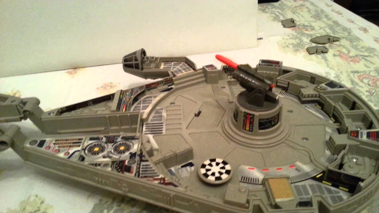 STAR WARS MICROMACHINES 1997 MILLENNIUM FALCON PLAYSET YouTube