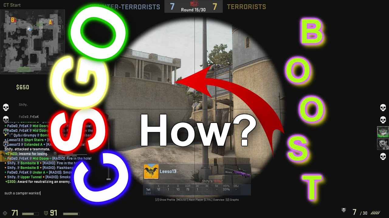 Awesome Boost on CSGO Dust II