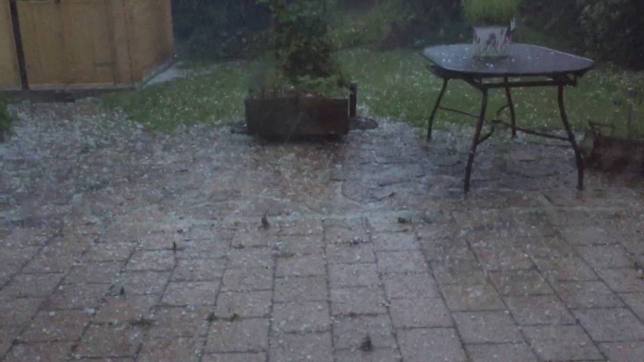 tempête grêle à  Lyon