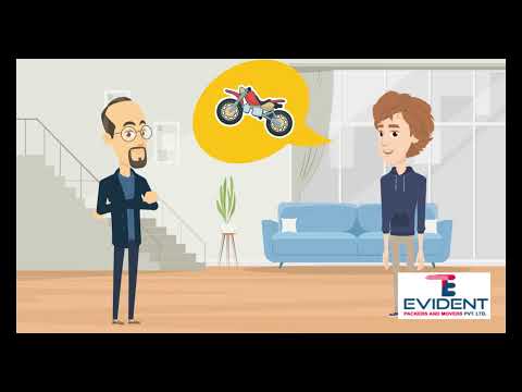 Bike shifting Services Animation style | Best Packers & Movers | Evident Packers & Movers Pvt. Ltd. - video from Evident Packers and Movers