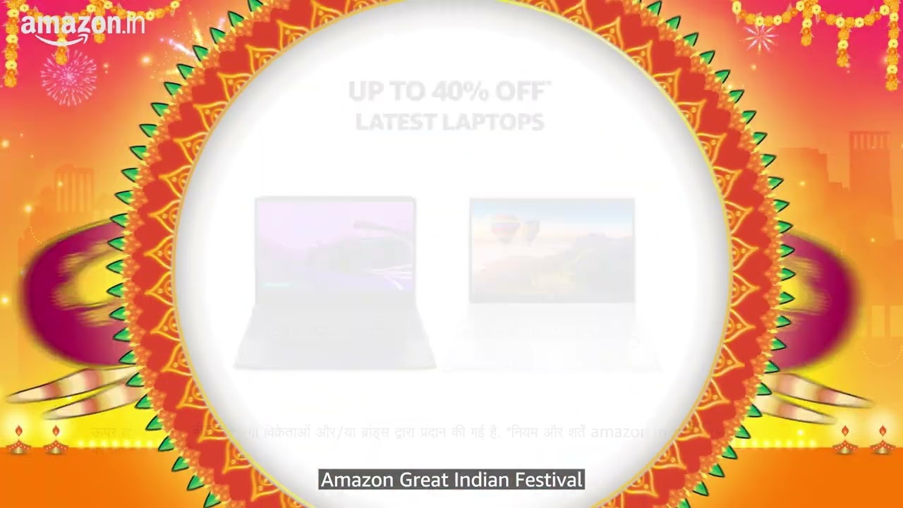 Amazon Great Indian Festival | Upto 40% on latest laptops | LIVE now