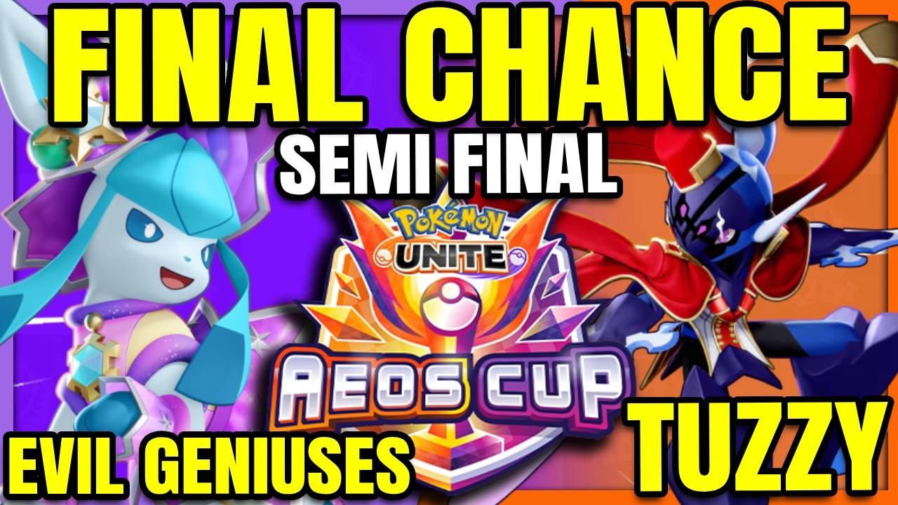 NA OR BRAZIL TO THE FINAL?! Evil Geniuses vs Tuzzy - Aeos Cup EUIC | Pokemon Unite