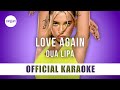 Dua lipa  love again official karaoke instrumental  songjam