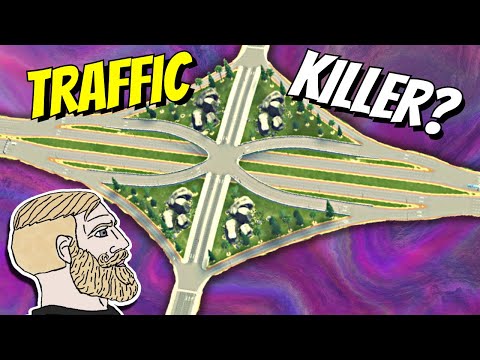 DESTROY Traffic with this AMAZING Interchange (Cities Skylines)