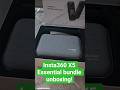 insta360 x5 essential bundle unboxing! #trending #deals #insta360 #actioncamera #youtube #shorts 360