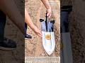 How a Pointed Shovel Efficiently Breaks and Lifts Soil #farming