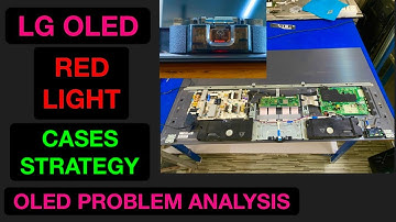 LG OLED RED LIGHT PROBLEM ANALYSIS | How to problem identify which section Problem￼_LG OLED ￼REPAIR