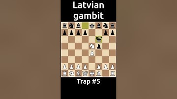 🔥  Crushing the Latvian Gambit: White’s Winning Traps ♟️- Trap 5