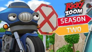 Officer Bunker is Not Himself ⚡️Season Two ⚡️ Motorcycle Cartoon | Ricky Zoom