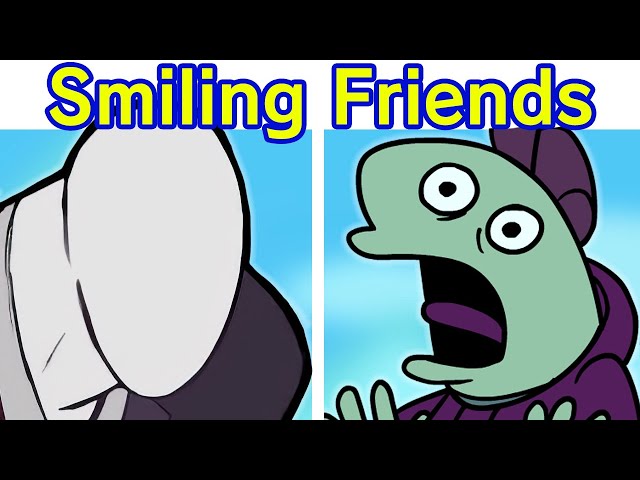 Friday Night Funkin' Hard Smile | Smiling Friends X Slenderman (Don't Look) (FNF Mod/Creepypasta) class=