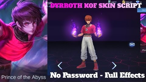 Dyrroth KOF Skin Script (Orochi Chris) - No Password