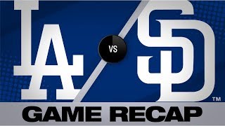 Buehlers 11 Ks Power Dodgers In 9-0 Win Dodgers-Padres Game Highlights 82719