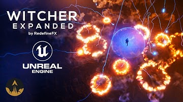 Unreal 5.7 VFX Course Trailer - Witcher Expanded | Niagara | Unreal Megabundle Exclusive
