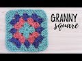 Cómo tejer GRANNY SQUARE básico a crochet | tutorial PASO A PASO | Ahuyama Crochet