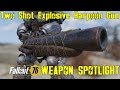 Fallout 76: Weapon Spotlights: Two Shot Explosive Harpoon Gun