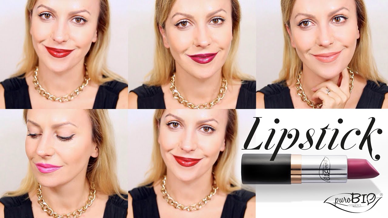 Review: Lipstick puroBIO cosmetics By RedFlower - YouTube