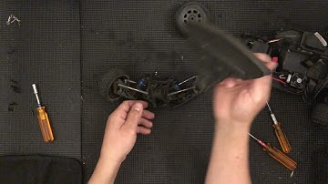 Team Associated SR10 Teardown Part 2 Remove Front arm bulkhead caster block steering knuckle spindle