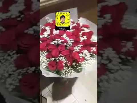 اجمل تصميم باقة الورود مع عبد الحي