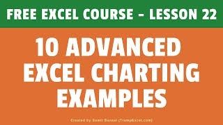 10 advanced excel charts and graphs (creating from scratch) | free excel course