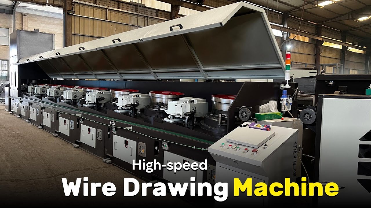 Advanced High-Speed Wire Drawing Machine: Featuring Cutting-Edge Technology 