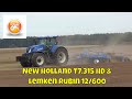 Tillage 2019 | New Holland T7.315 HD & Lemken Rubin 12/600 KUA disc harrow