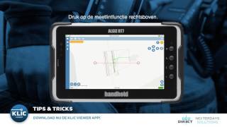 Geolantis KLIC Viewer app Android - instructie meetlint functie in KLIC melding - Geodirect.nl screenshot 1