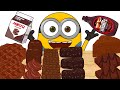 [ASMR] 미니언즈 밥 초코 애니먹방(Minions Bob Chocolate Food Animation Mukbang)