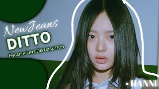 NewJeans - DITTO • English Line Distribution.