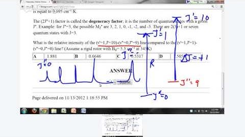 Physical Chemistry - Prelab lecture for Vibration Rotation Spectrum of Diatomic Molecules Part 5