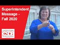 CSDB Superintendent Dr. Nancy Benham - Fall 2020