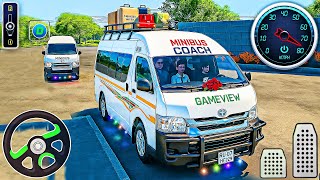 VAN Driving Offroad Game 3D - Uphill Minibus Toyota Hiace Driver Sim | Android Gameplay screenshot 5