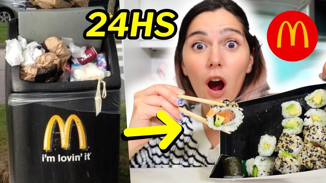 Rescatando Comida que van a Tirar por 24 Horas!