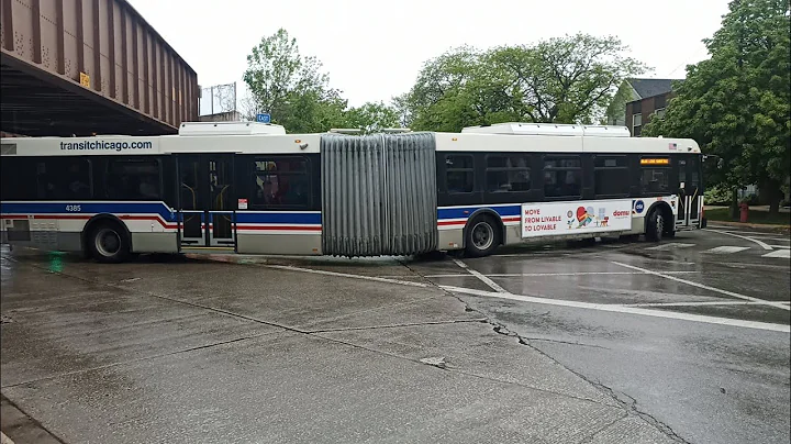 CTA 2012 New Flyer D60LFR 4385 On the Blue Line Shuttle