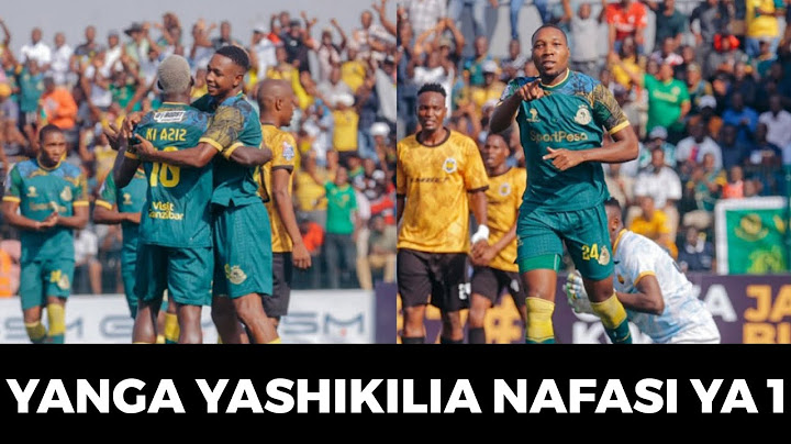 🔴 #live: YANGA YAMCHAKAZA KEN GOLD BAO 6-1, MZIZE NA DUBE WATAKATA KMC