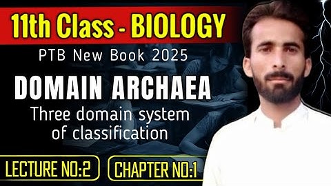Lecture no. 02 ll Three Domain System llDomain Archaea ll How Archaea are unique??