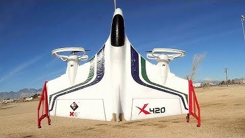 XK X420 Inexpensive VTOL RC Airplane Flight Test Review