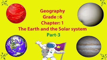 class 6 Geography chapter 1 The solar system
