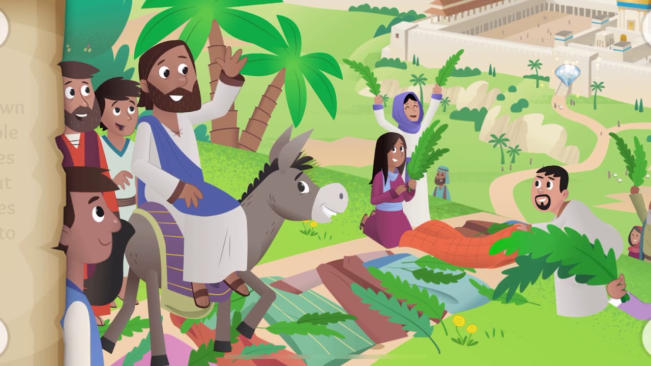 Story of Jesus Entered Jerusalem as King - YouTube